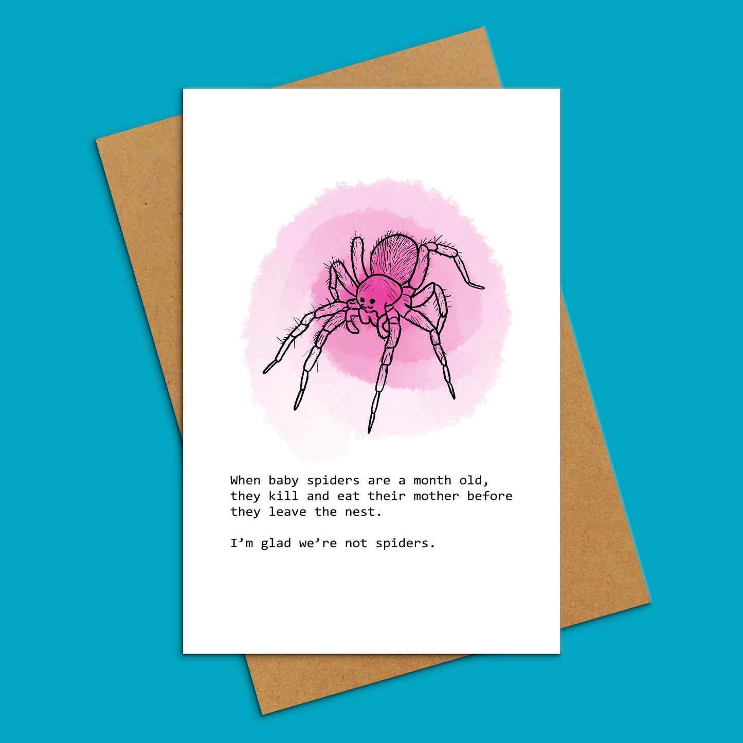 Spider Mother's Day Card