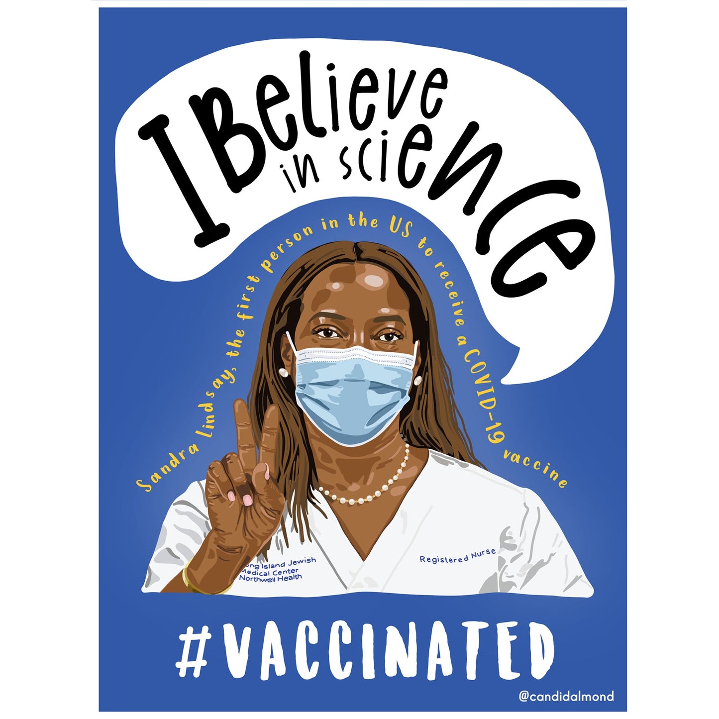 'I Believe In Science' Digital Download - Deb Almond Art
