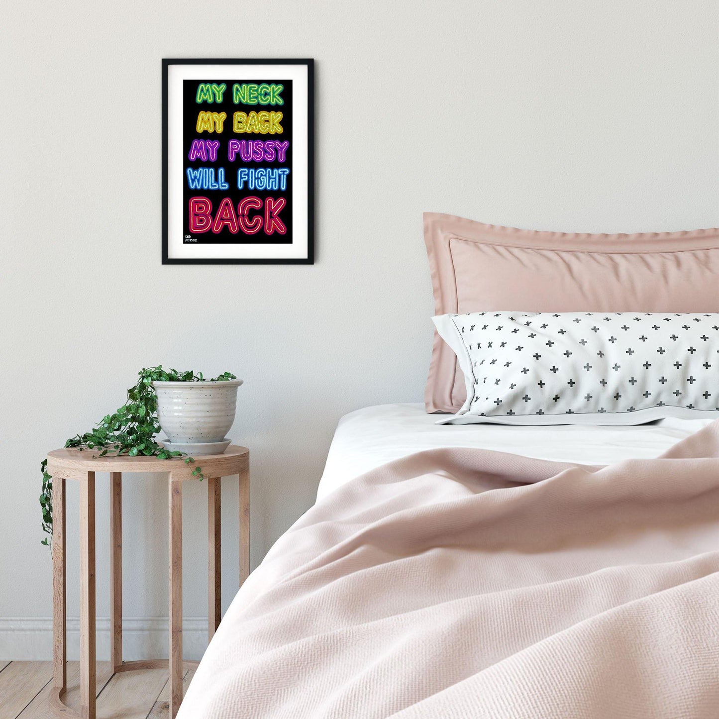 'My Neck, My Back' Art Print - Deb Almond Art