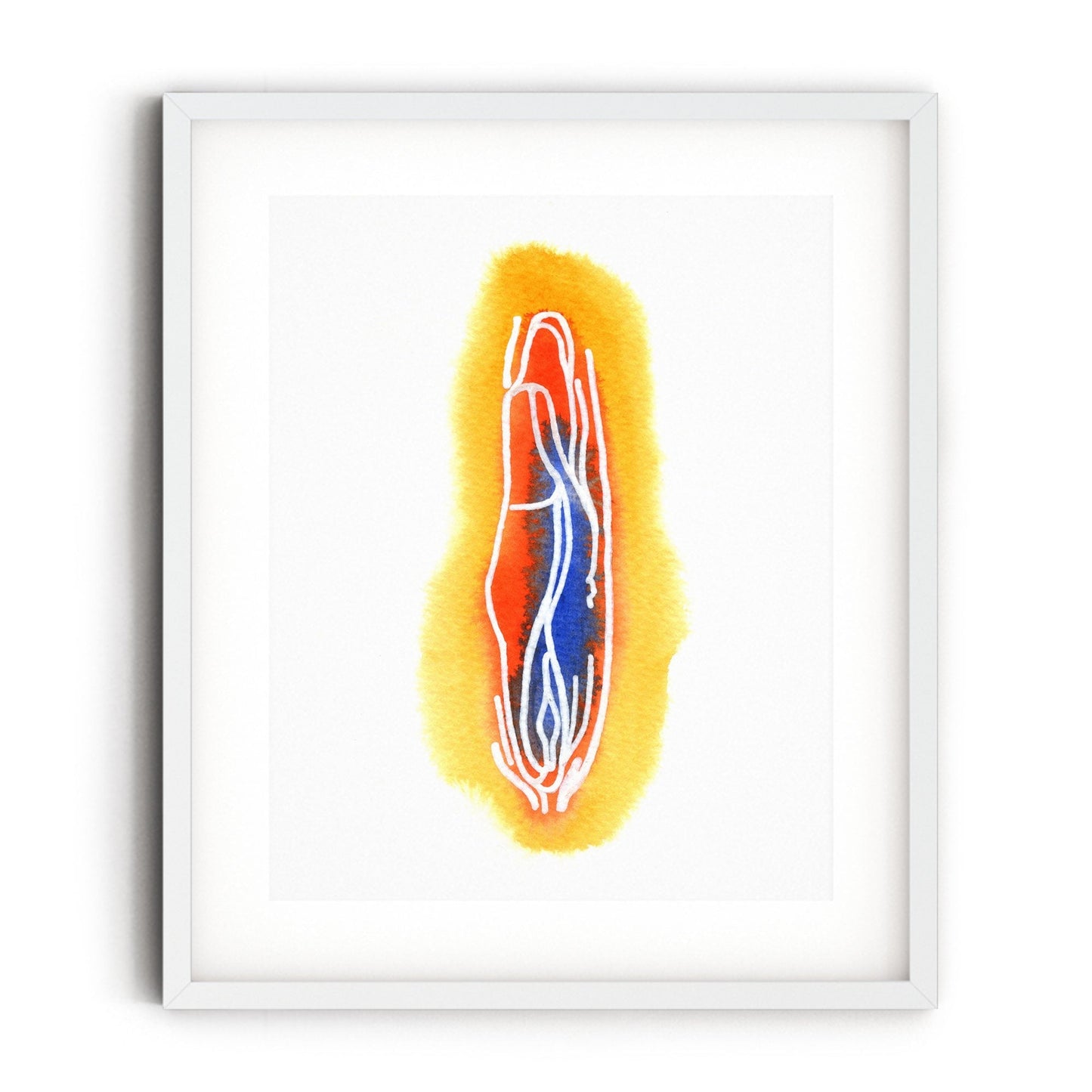 Vulva 02 Art Print - Deb Almond Art