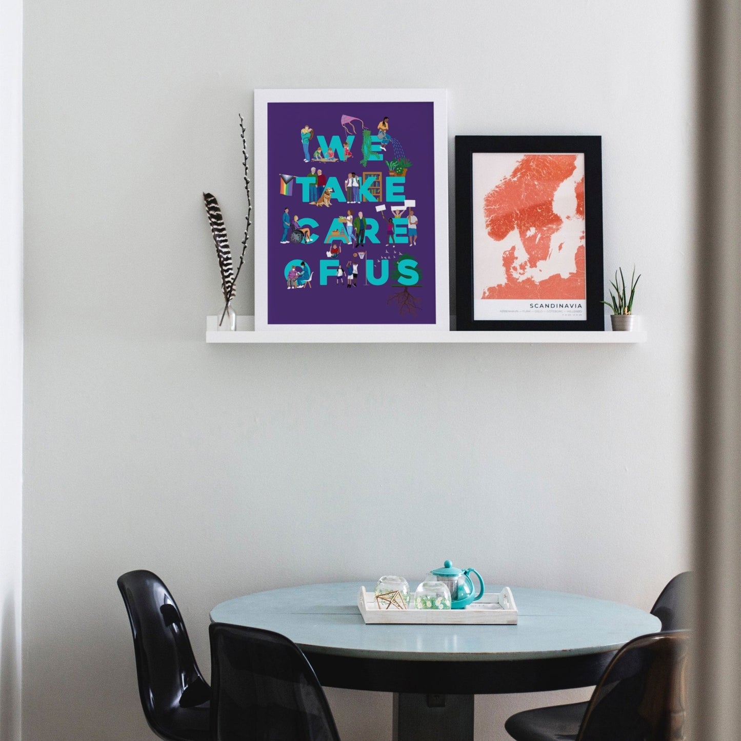 'We Take Care of Us' Art Print - Deb Almond Art