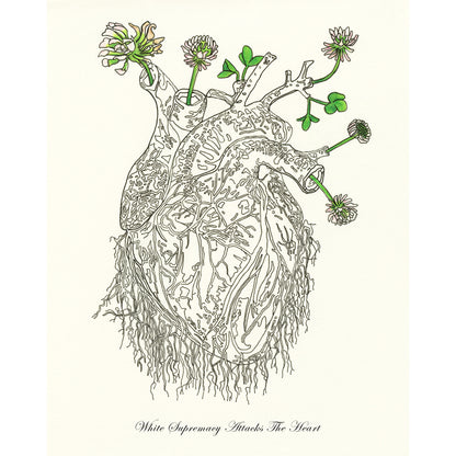 Heart and Clovers Art Print