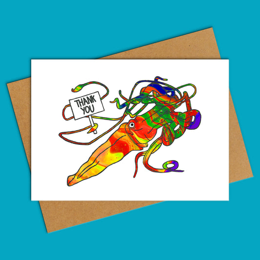 Thank You Squid Greeting Card