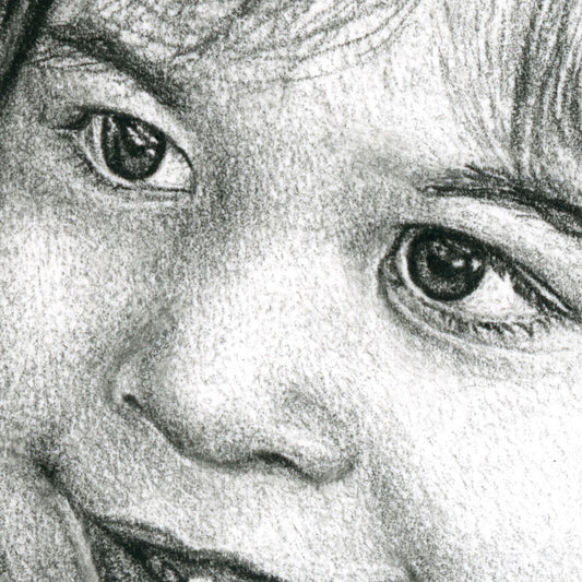 Custom Portrait Drawing - Deb Almond Art