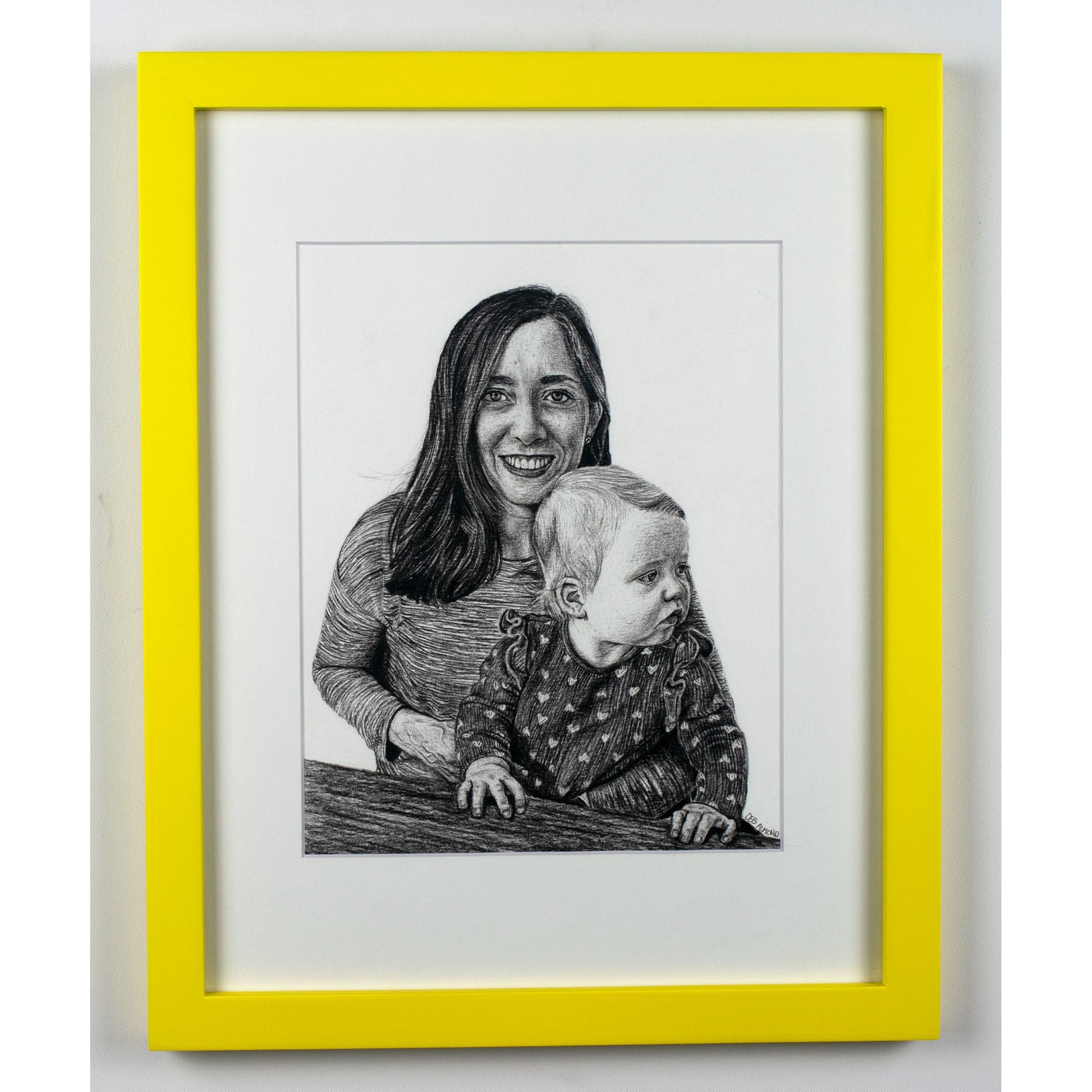 Custom Portrait Drawing - Deb Almond Art