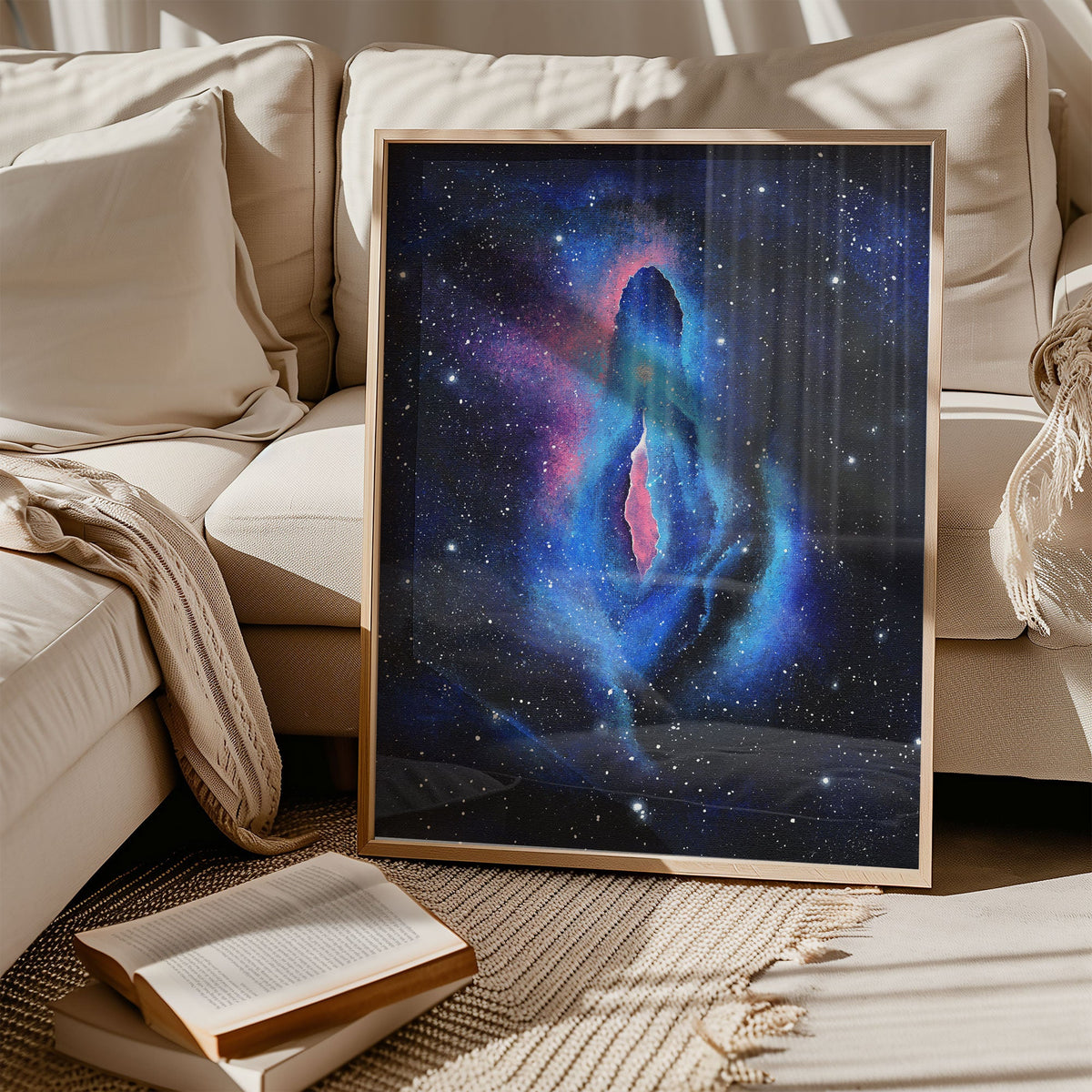 'Galaxy Vulva 01' Giclée Fine Art Print - Deb Almond Art