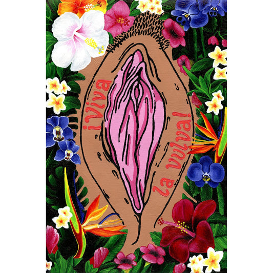 '¡Viva La Vulva!' Art Print (Mid) - Deb Almond Art