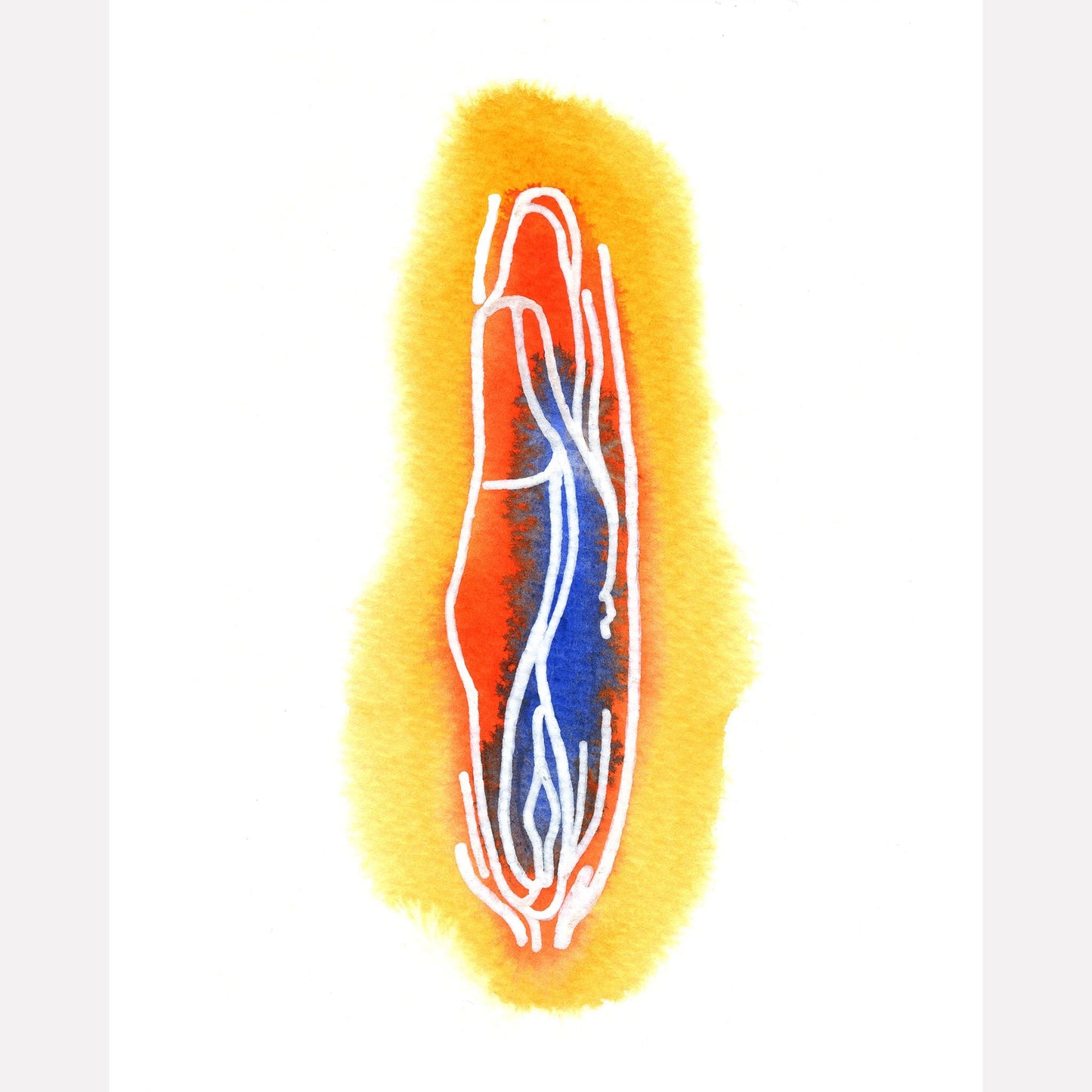 Vulva 02 Art Print - Deb Almond Art