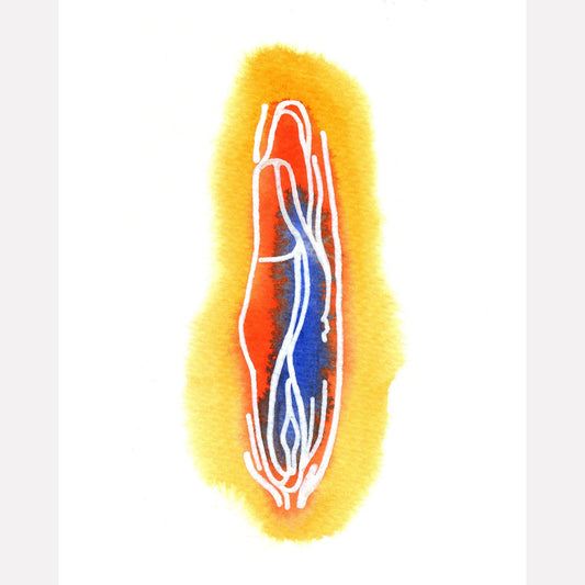 Vulva 02 Art Print - Deb Almond Art