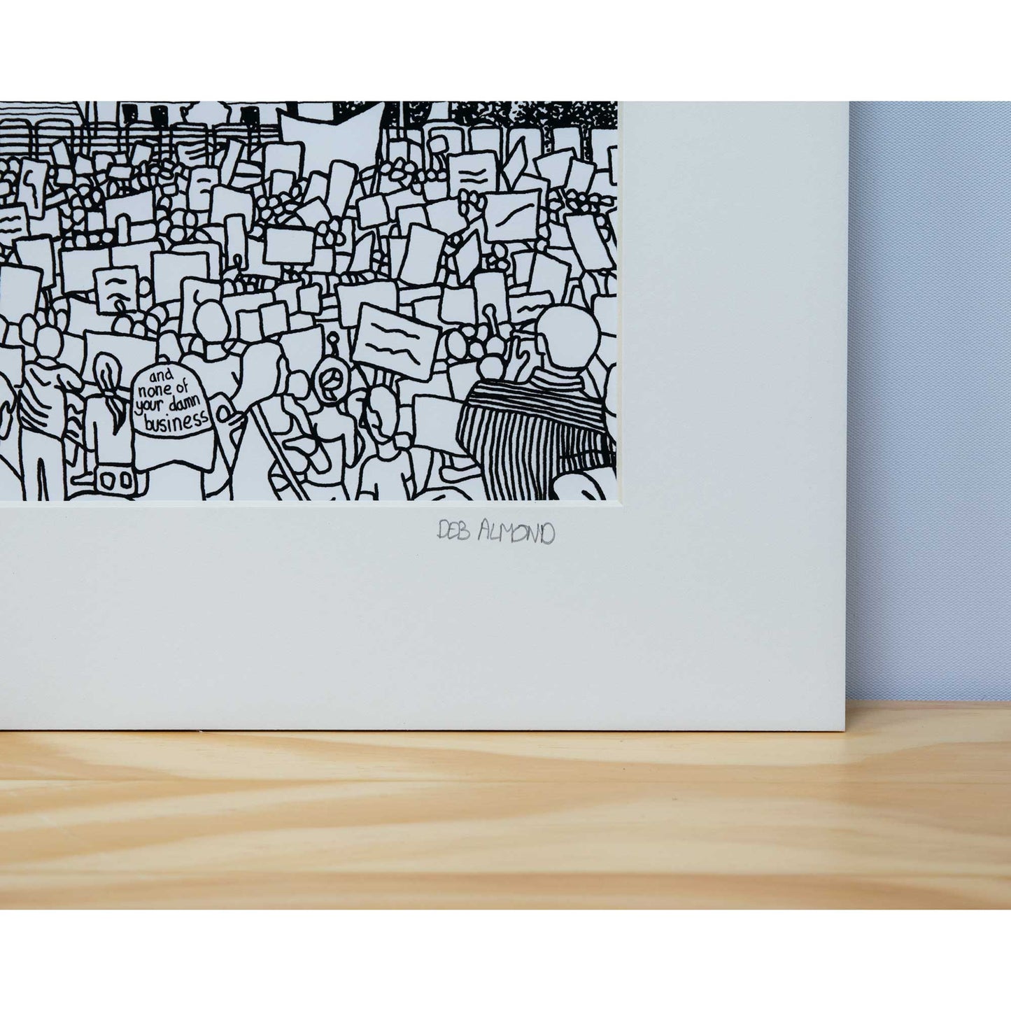 'Protest In Front of SCOTUS' Giclée Art Print