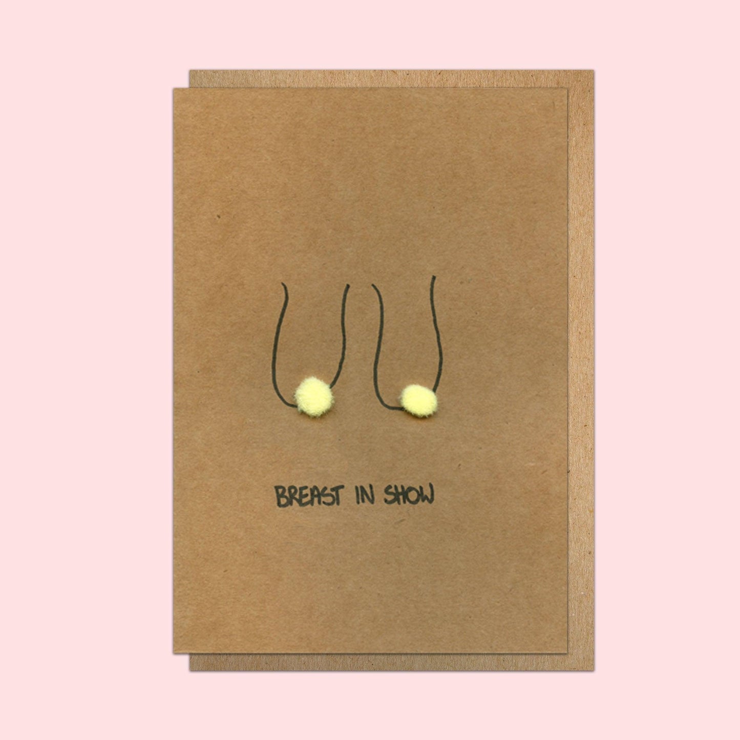 Boob Pun Card 'Breast in Show' - Deb Almond Art