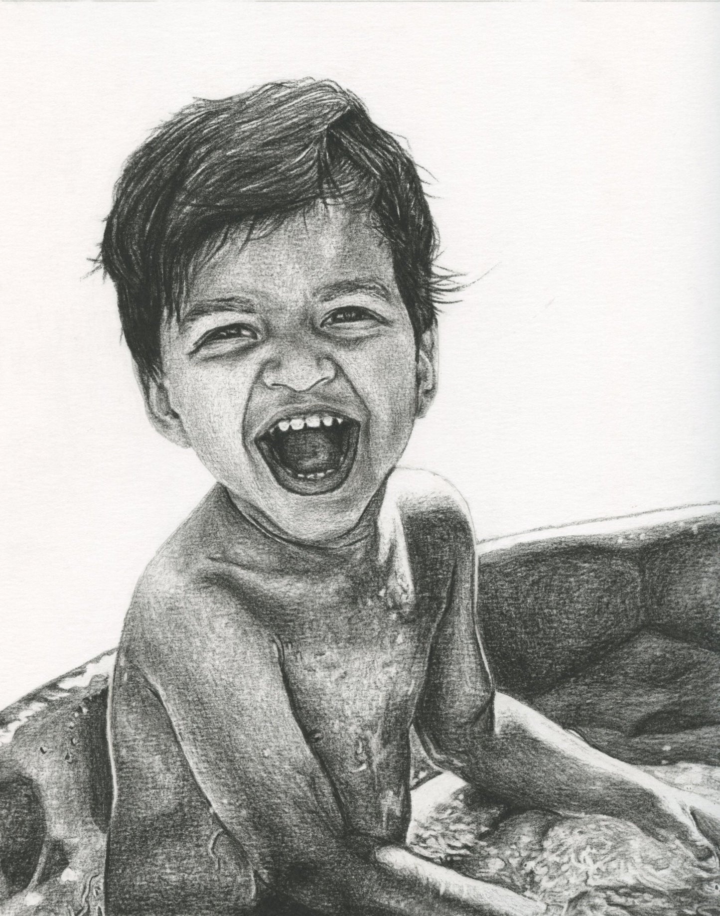 Custom Portrait Drawing - Deb Almond Art