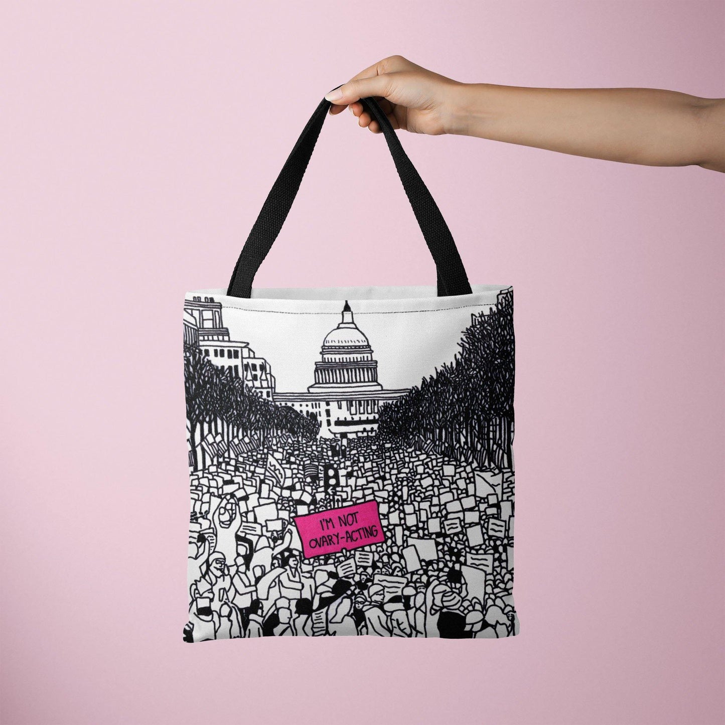 'I'm Not Ovary-Acting' Tote Bag - Deb Almond Art