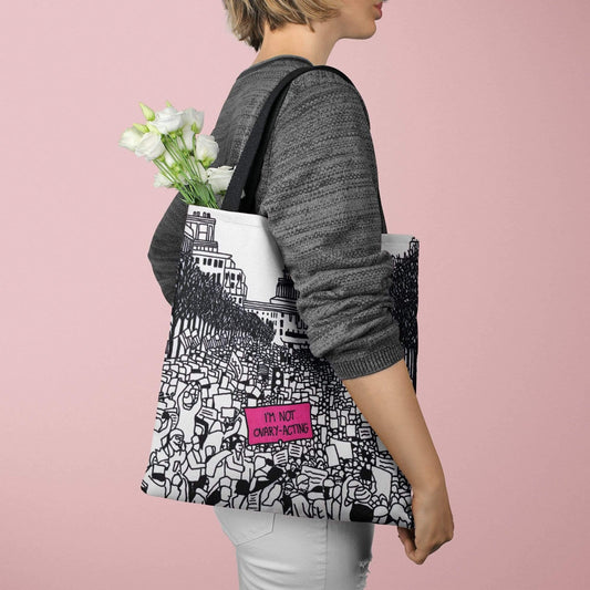 'I'm Not Ovary-Acting' Tote Bag - Deb Almond Art