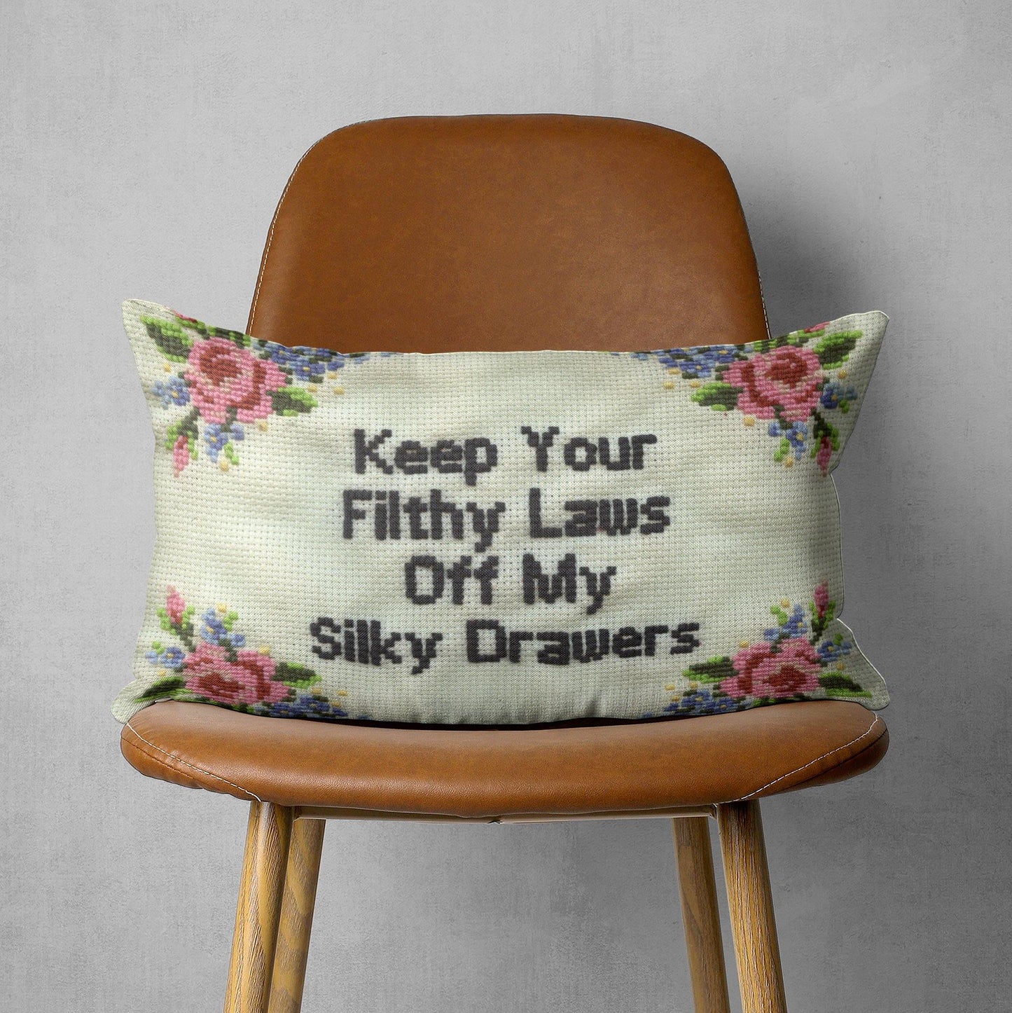 'Keep Your Filthy Laws' Throw Pillow - Deb Almond Art
