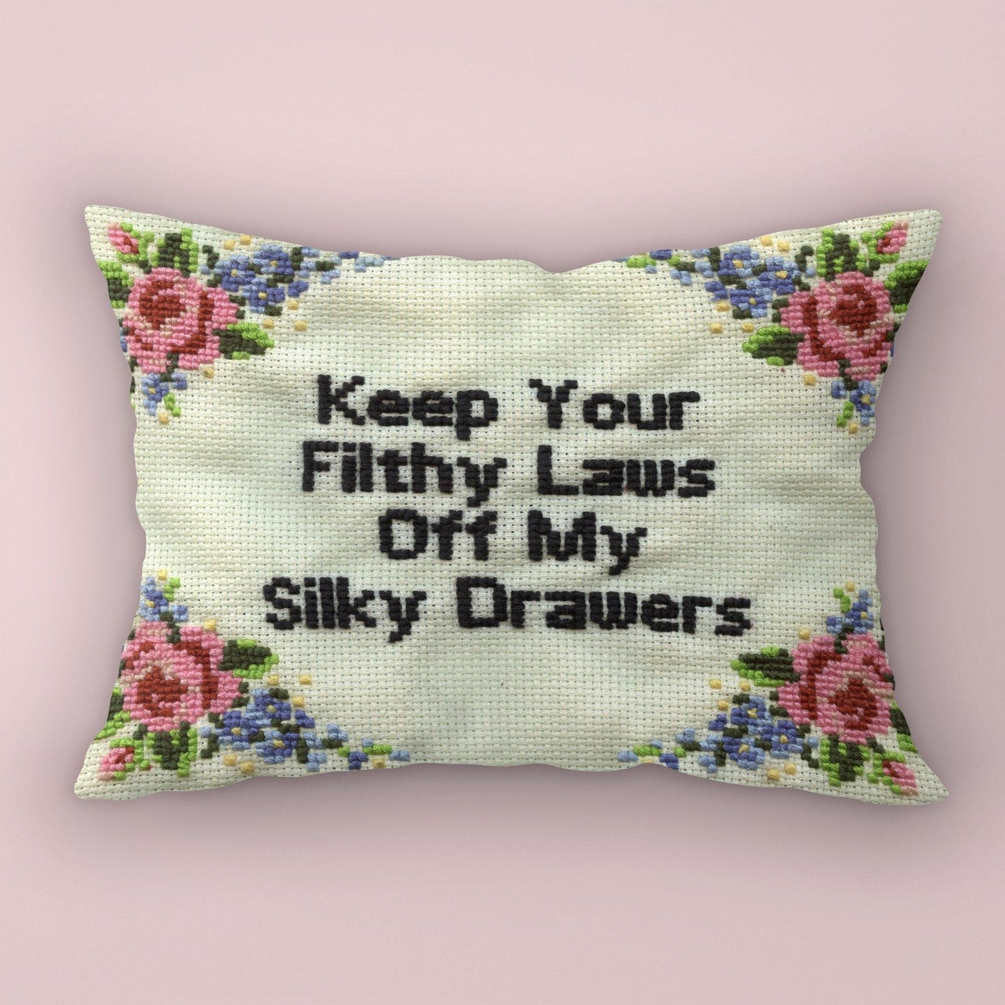 'Keep Your Filthy Laws' Throw Pillow - Deb Almond Art