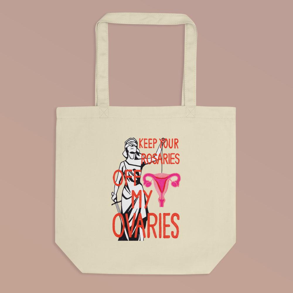 'Keep Your Rosaries' Eco Tote Bag - Deb Almond Art