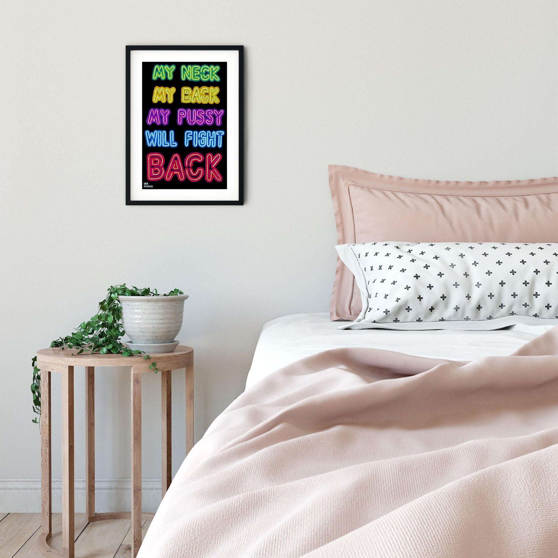 'My Neck, My Back' Art Print - Deb Almond Art