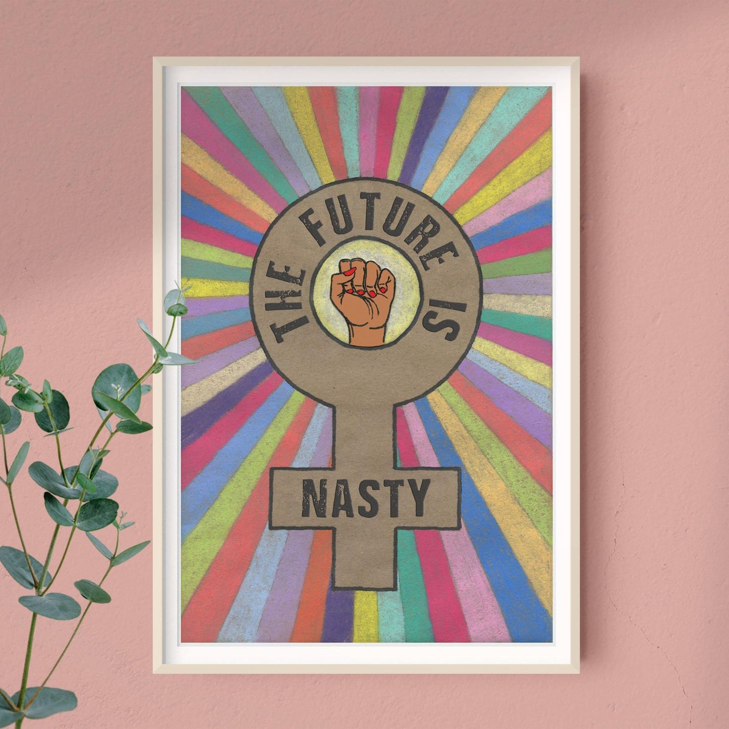 'The Future Is Nasty' Art Print (Mid) - Deb Almond Art