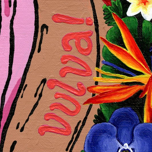 '¡Viva La Vulva!' Art Print (Mid) - Deb Almond Art