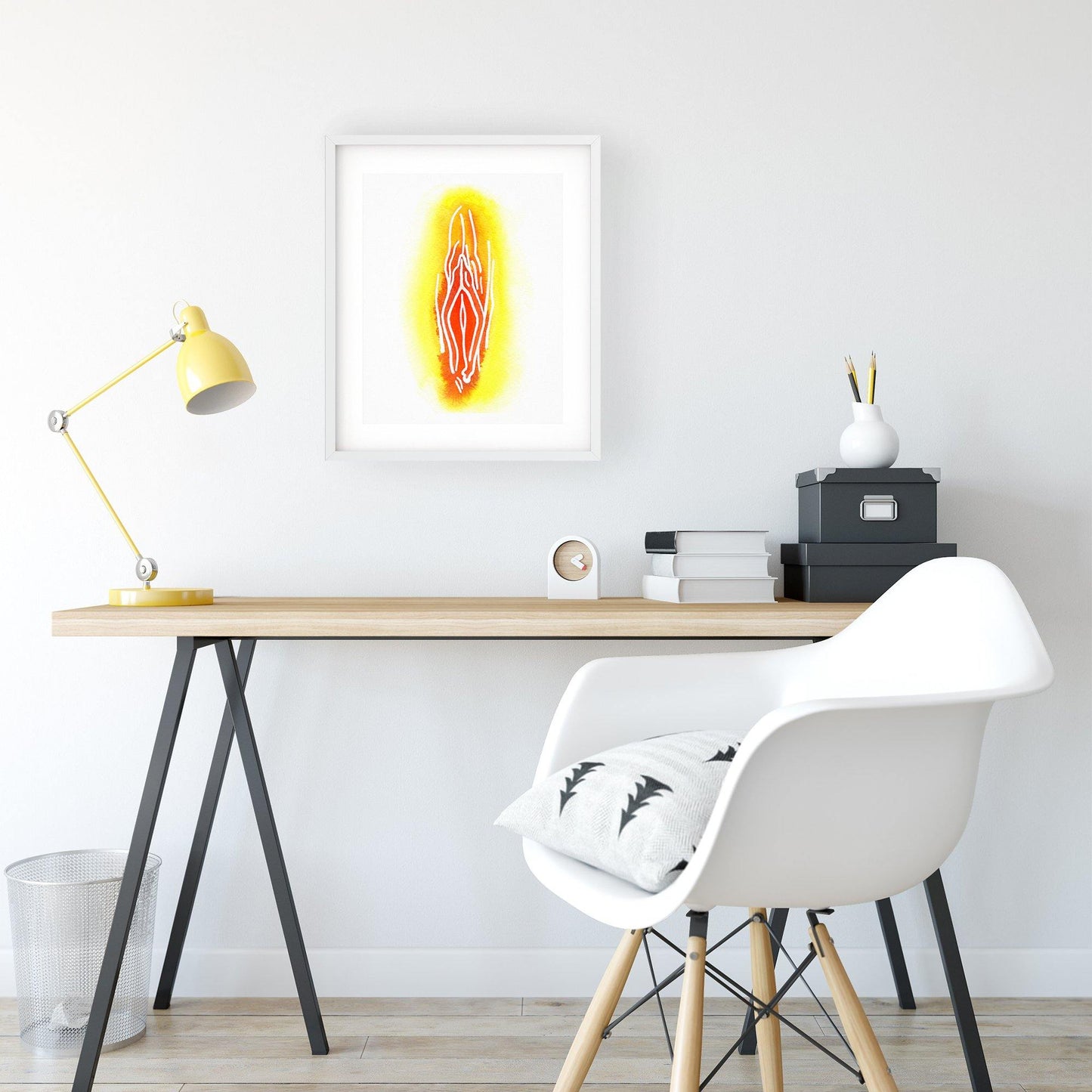 Vulva 01 Art Print - Deb Almond Art