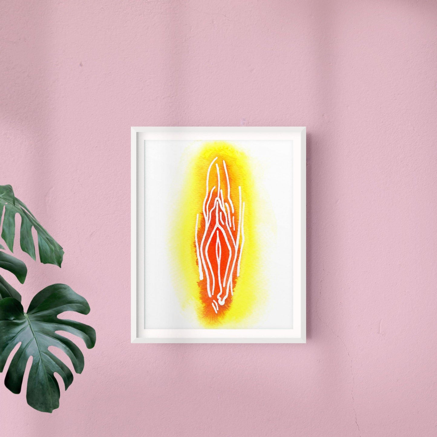 Vulva 01 Art Print - Deb Almond Art