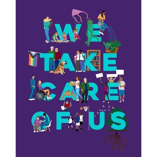 'We Take Care of Us' Art Print - Deb Almond Art